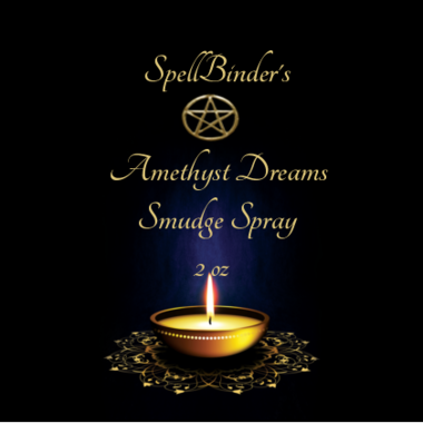 SpellBinders Amethyst Dreams Smudge Spray - Click Image to Close