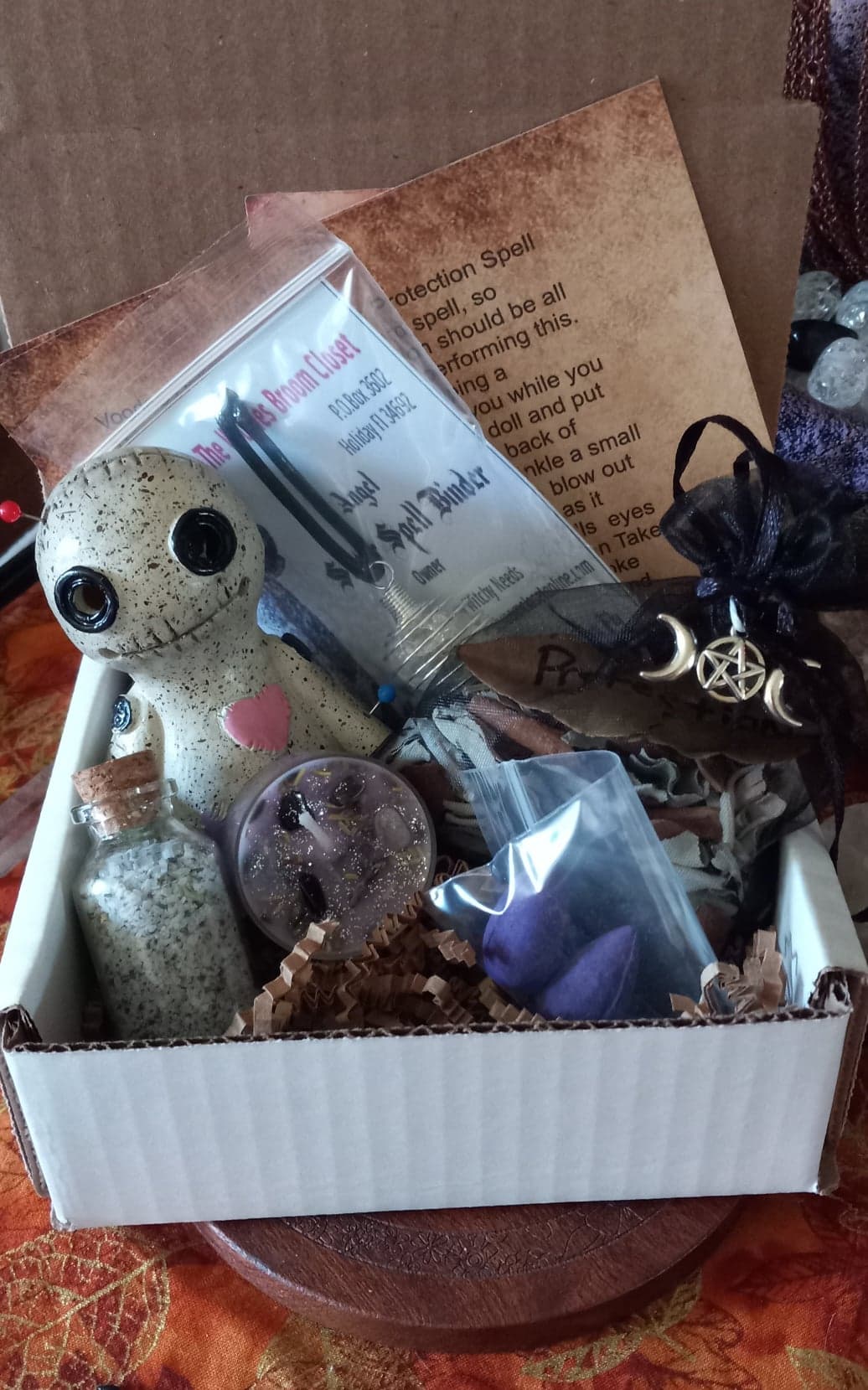 Voodoo Doll Witches Power Spell Kit