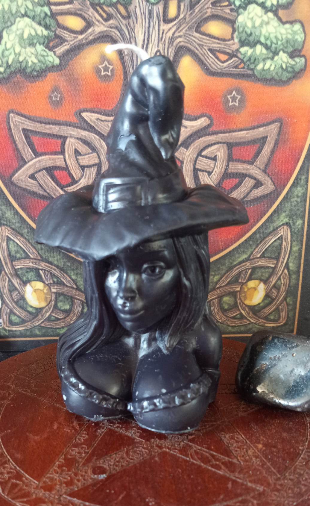 Witches Protection Power Candle (Black)