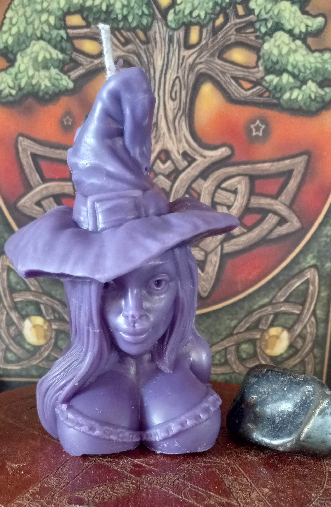 Witches Power Candle (Purple)