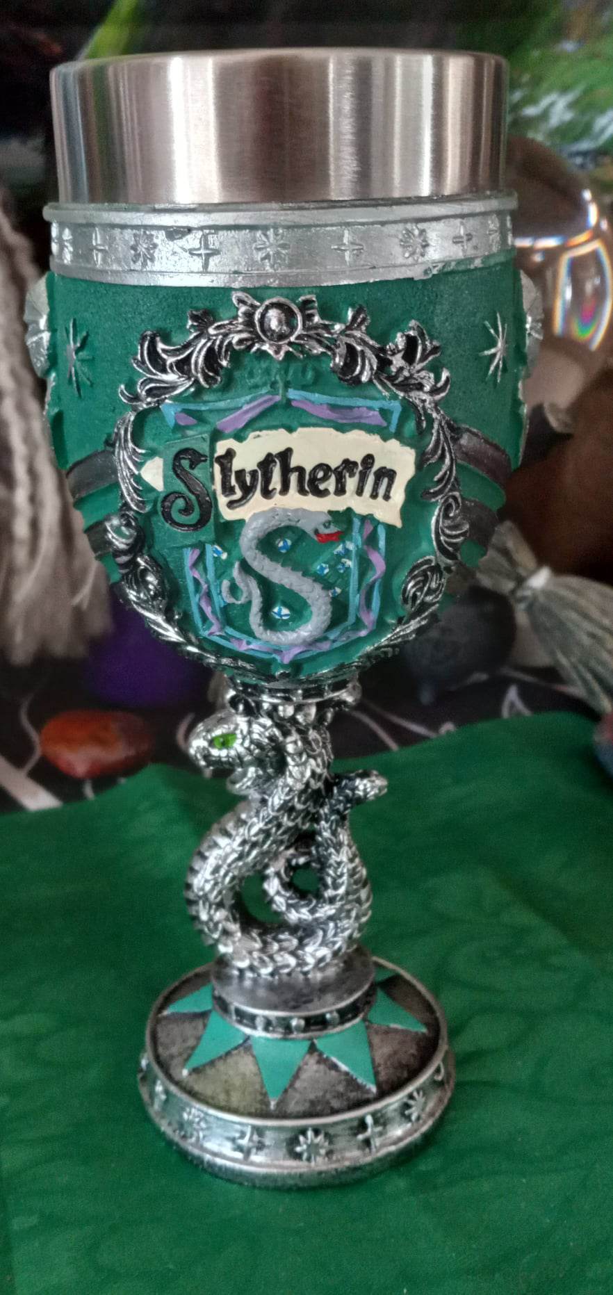 Harry Potter Slytherin Hogwarts House Chalice/ Goblet