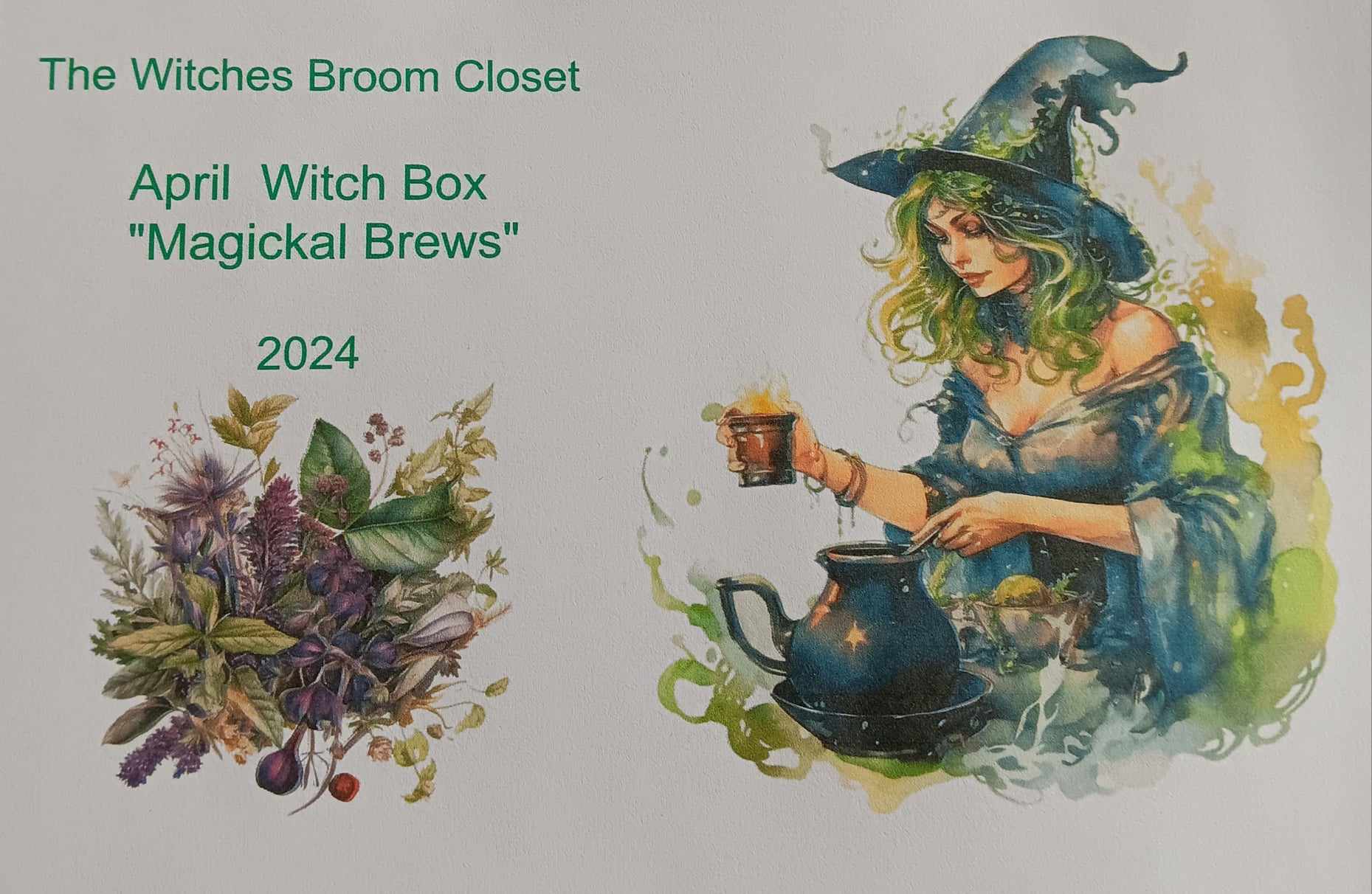 The Witches Broom Closet Witch Box *PRE-ORDER* (April 2024) Magickal Brews Witch Box - Click Image to Close