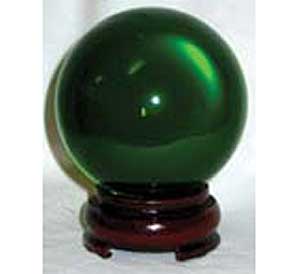 50 mm Green Crystal Ball