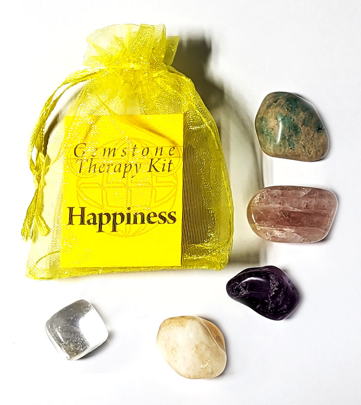 Happiness gemstone therapy
