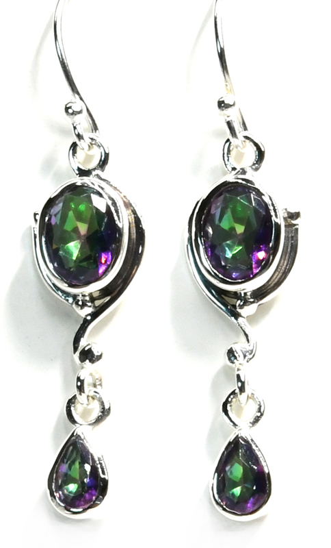 Mystic Quartz earrings