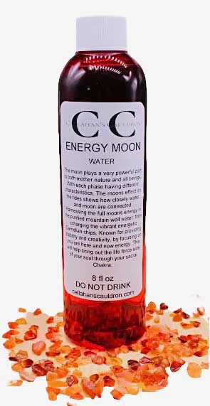 Energy moon water 8 oz