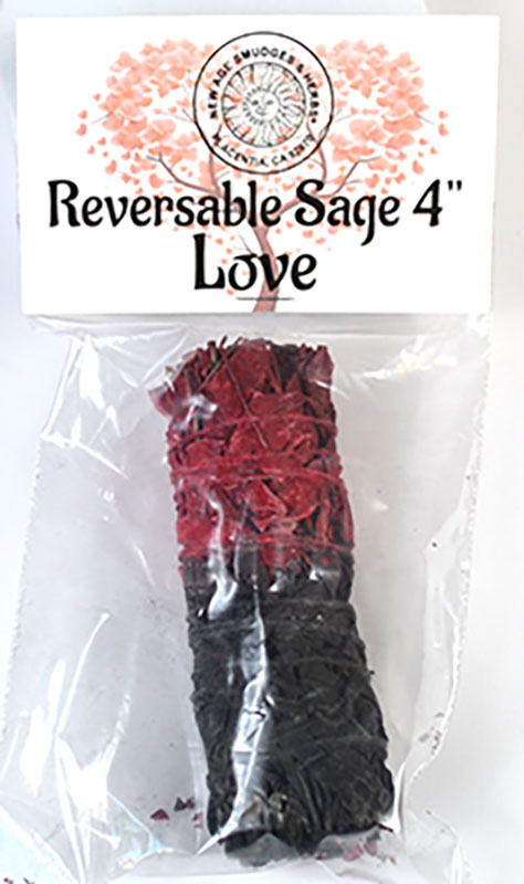 4" Love reversable smudge stick