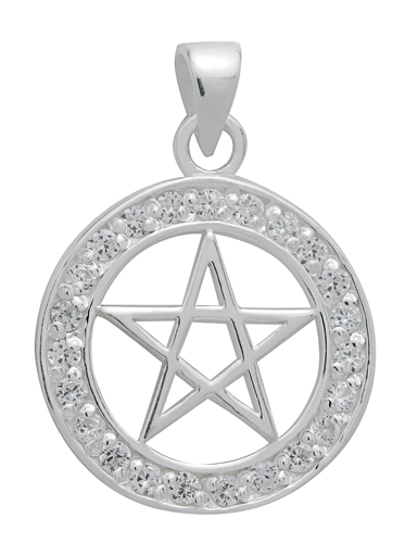 Brilliant Silver Pentagram for Success