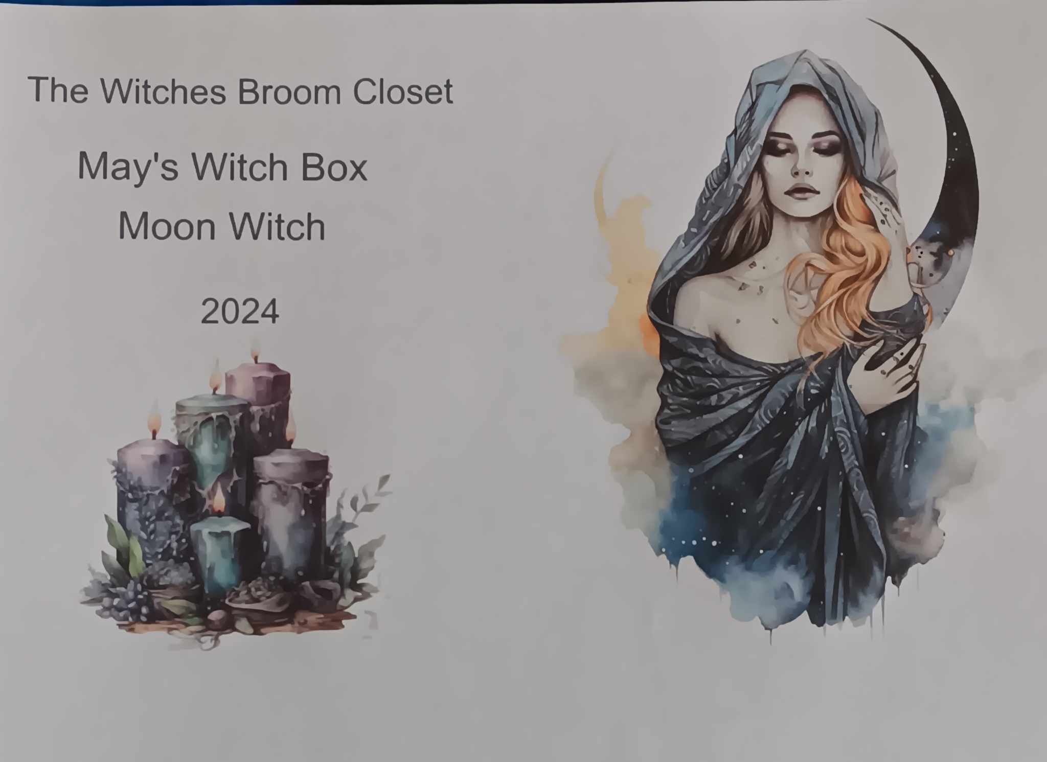 The Witches Broom Closet Witch Box *PRE-ORDER* (May 2024) Themed (Moon Witch)
