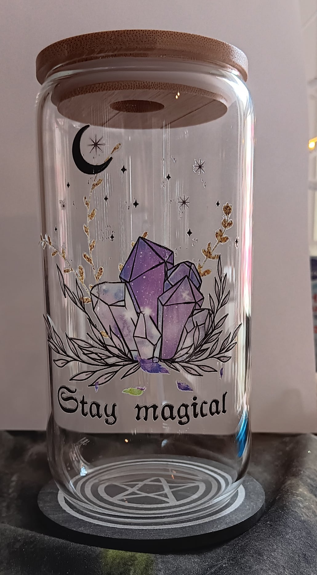 Stay Magickal Glass Tumbler