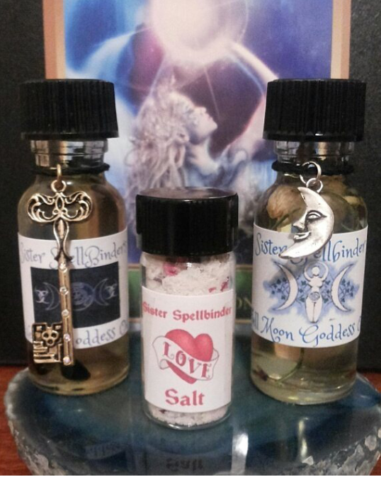 Goddess Magick Oil Set (Charms vary) - Click Image to Close