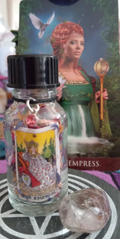 The Empress Mini Tarot Spell Jar - Click Image to Close