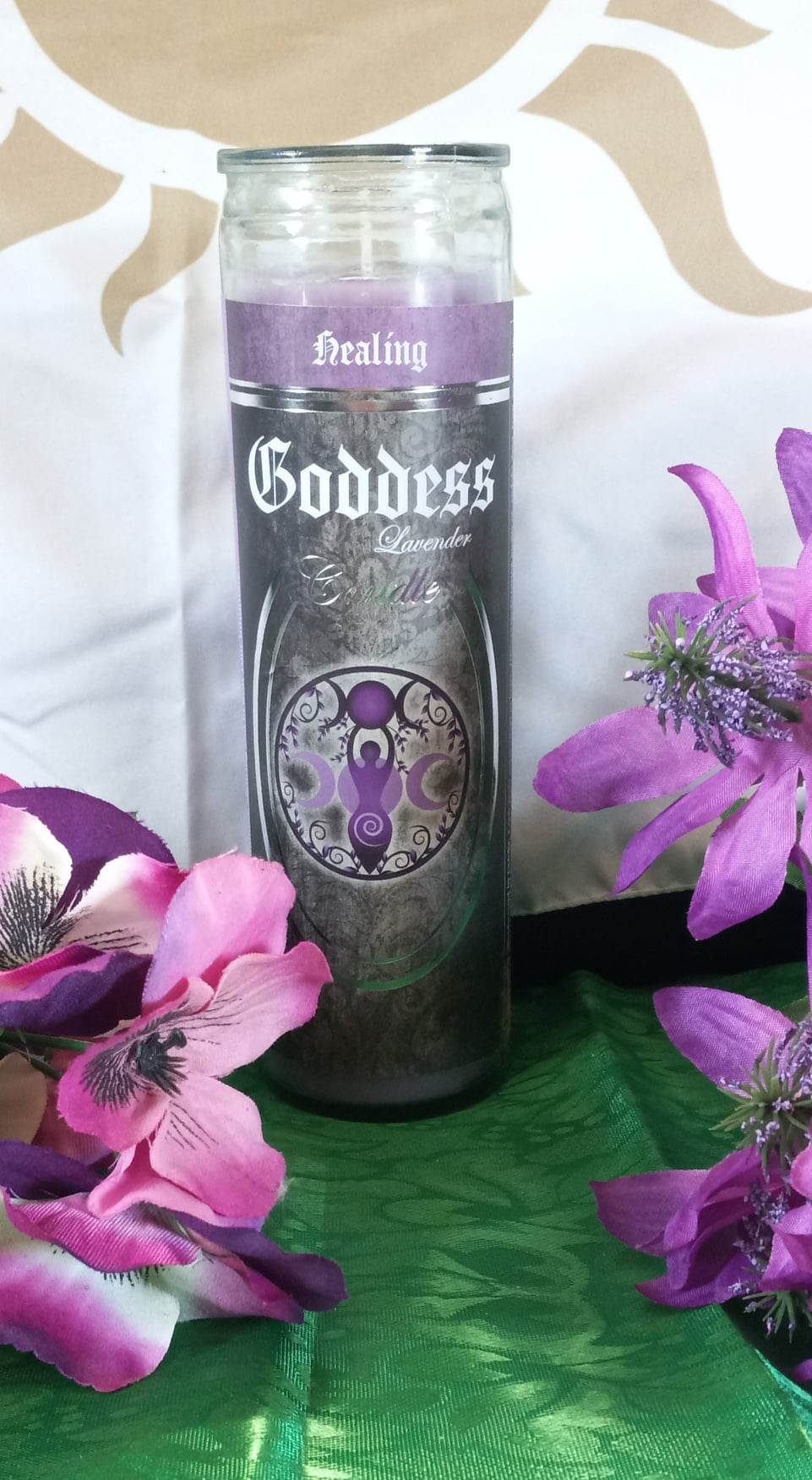 7 Day Glass Ritual Candle -*New* Goddess -
