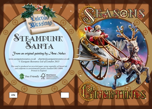 Steampunk Santa - 6 Pack - Click Image to Close