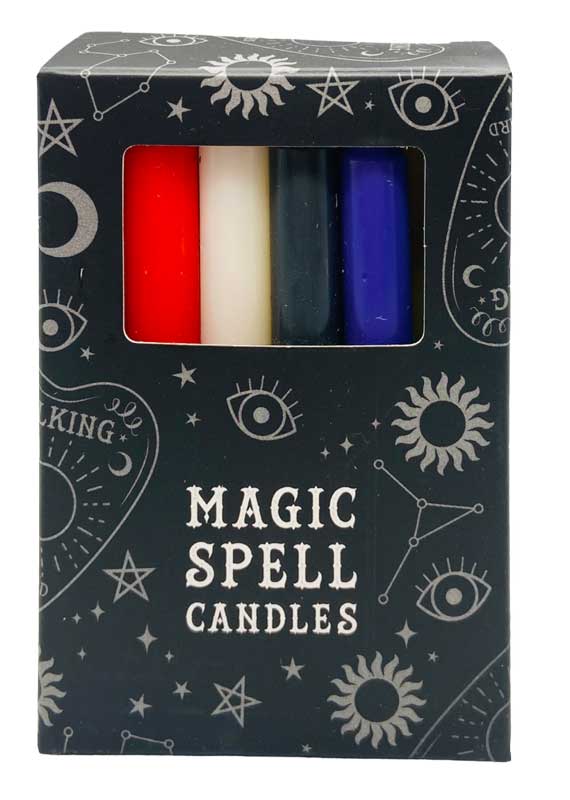 1/2" Magic Spell candles 12 pack - Click Image to Close