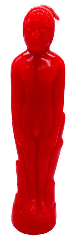 Red Male candle - Click Image to Close
