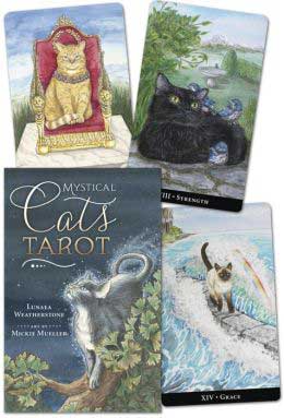 Mystic Cats tarot (book and deck) - Click Image to Close