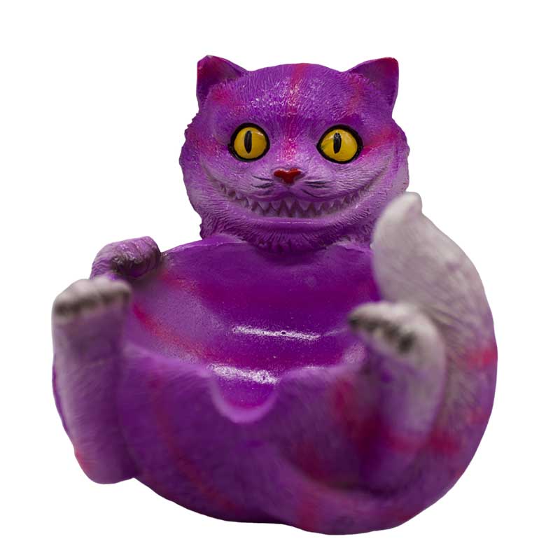 4" Cheshire Cat ashtray/smudge bowl - Click Image to Close