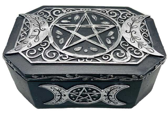 5"x 7" Pentagram tarot box - Click Image to Close