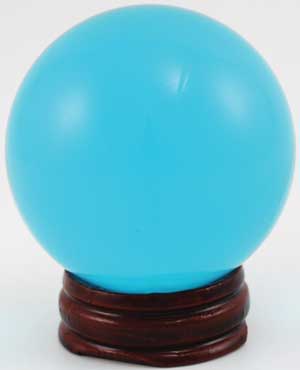 50mm Aqua Crystal Ball - Click Image to Close