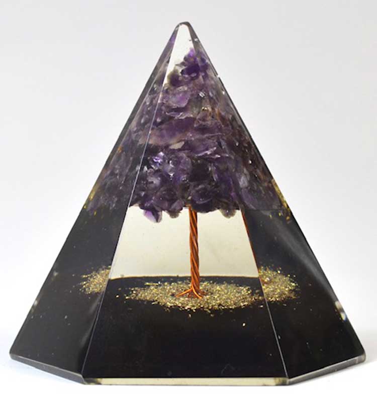3 3/4" Orgone 6 Sided pyramid - Click Image to Close