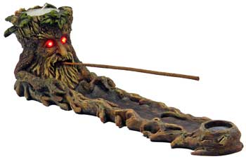 Greenman ash catcher with LED Eyes - Click Image to Close