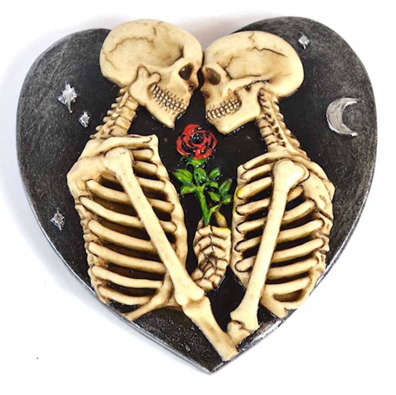 5" Skeleton Lovers burner - Click Image to Close