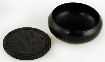 Smudge Pot with Coaster 3" - Click Image to Close