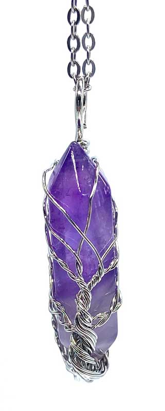 Amethyst Tree of Life double terminated - Click Image to Close