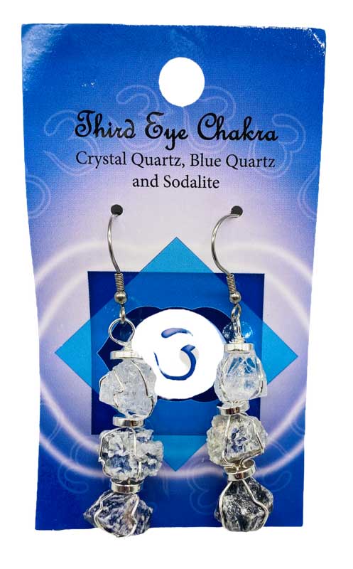 Third Eye chakra earrings - Click Image to Close