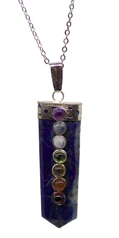 Lapis Chakra necklace - Click Image to Close