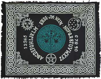 Tree of Life Ouija-Board altar cloth 24" x 30" - Click Image to Close