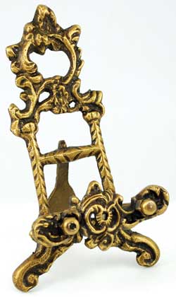 Brass Scrying Mirror Stand 6"