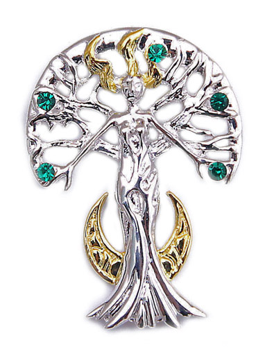 Serene Celina Sylvana Tree Spirit by Anne Stokes - Inner Strength & Self Knowledge - Click Image to Close
