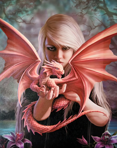 Dragon Kin Canvas Art Print by Anne Stokes - Click Image to Close