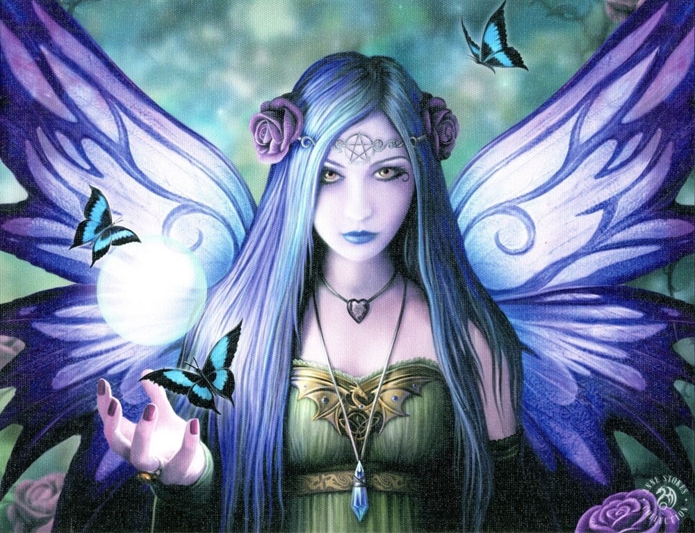 MYSTIC AURA CANVAS ART PRINT BY ANNE STOKES - Click Image to Close